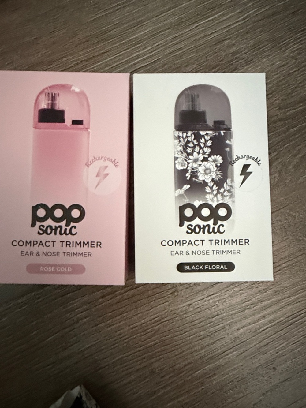 PopSonic Compact Ear & Nose Trimmer - Rose Gold